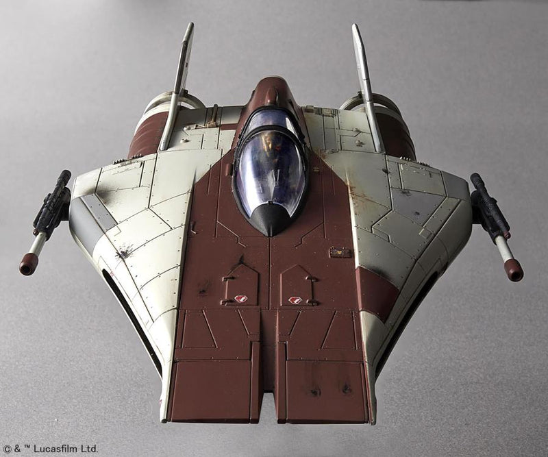 Bandai Star Wars A Wing Starfighter 1/72 Scale Model Kit - Toy Snowman
