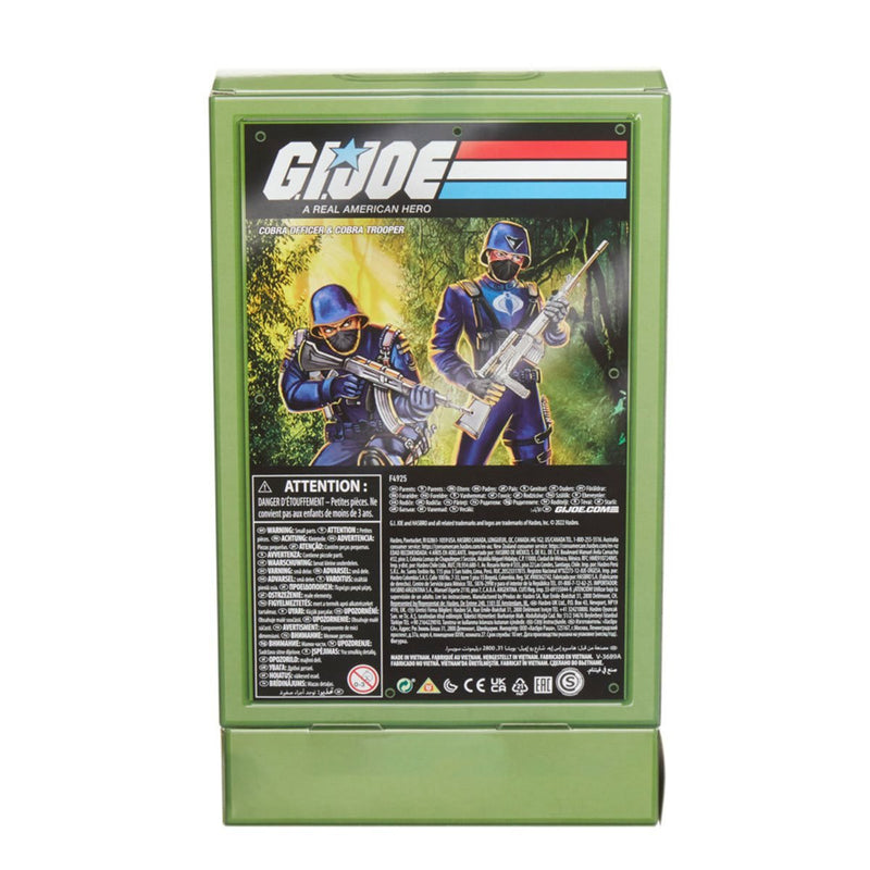 G.I. Joe Retro Collection Cobra Officer and Cobra Trooper 3 3/4-Inch Action Figures 2-Pack - Exclusive (preorder) - Action & Toy Figures -  Hasbro