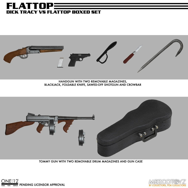 Dick Tracy vs Flattop One:12 Collective Action Figure Boxed Set (preorder) - Collectables > Action Figures > toys -  MEZCO TOYS