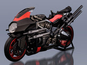 G.I. Joe Furai 22 Speed Cycle Model Kit - Model Kits -  Bandai