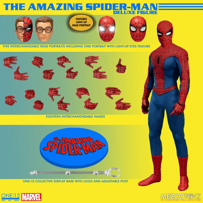 Amazing Spider-Man One:12 Collective Deluxe Edition (preorder) - Action & Toy Figures -  MEZCO TOYS