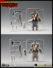 Dinosaur Battlefield Carnotaurus Warrior Recruit - Orange - 1/12 Scale Figure (preorder) - Collectables > Action Figures > toys -  AxyToys