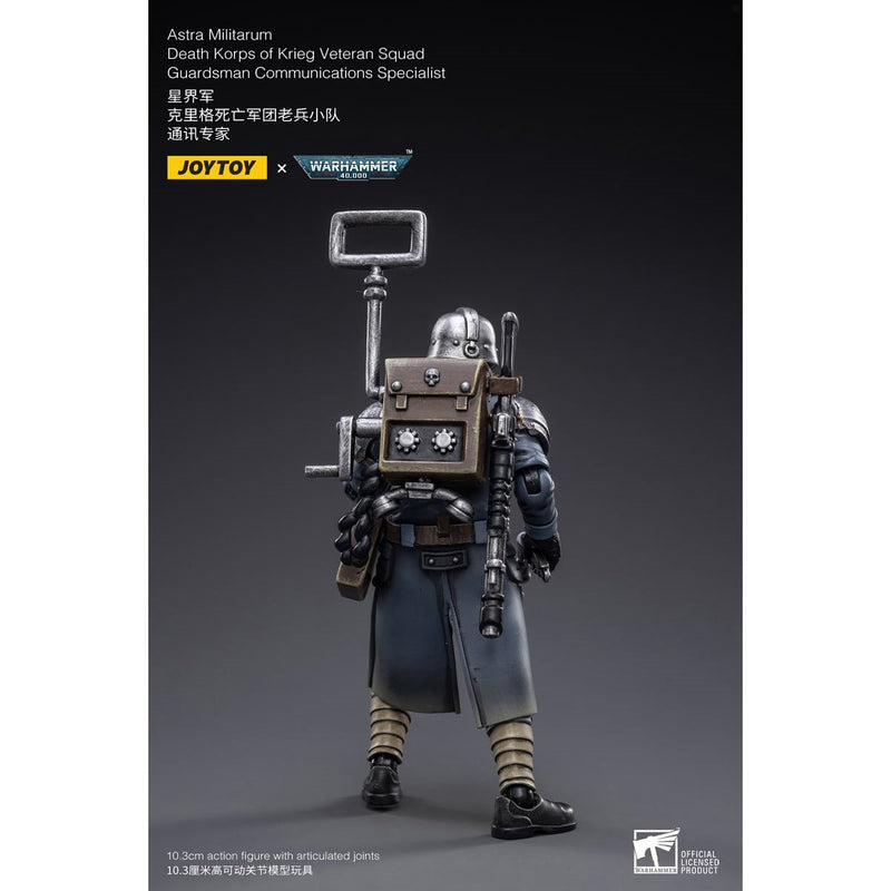 Warhammer 40K - Death Korps of Krieg Veteran Squad Guardsman - Communication Specialist - Action & Toy Figures -  Joy Toy