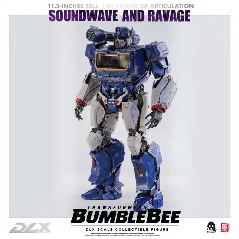 Threezero Soundwave and Ravage Bumblebee DLX Scale Collectible Series - Toy Snowman
