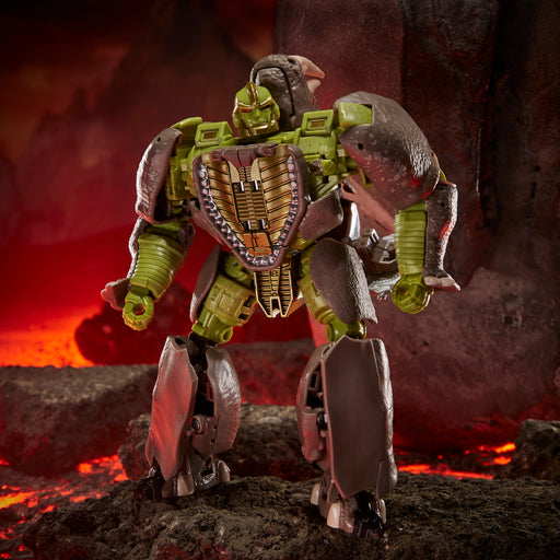 (preorder ETA July/Aug) Transformers Toys Generations War for Cybertron: Kingdom Voyager WFC-K27 Rhinox Action Figure - Toy Snowman