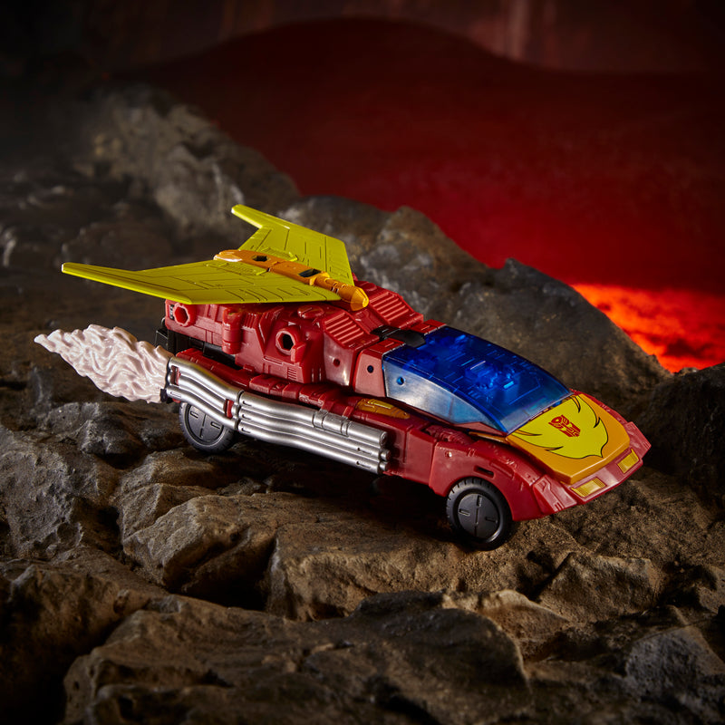 (preorder ETA July/Aug ) Transformers Toys Generations War for Cybertron: Kingdom Commander WFC-K29 Rodimus Prime with Trailer Action Figure, - Toy Snowman