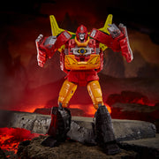 (preorder ETA July/Aug ) Transformers Toys Generations War for Cybertron: Kingdom Commander WFC-K29 Rodimus Prime with Trailer Action Figure, - Toy Snowman