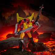 (preorder ETA July/Aug ) Transformers Toys Generations War for Cybertron: Kingdom Commander WFC-K29 Rodimus Prime with Trailer Action Figure, - Toy Snowman