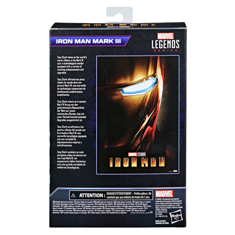 (preorder ETA Aug/Sept ) Hasbro Marvel Legends Series 6-inch Iron Man Mark 3 - Toy Snowman