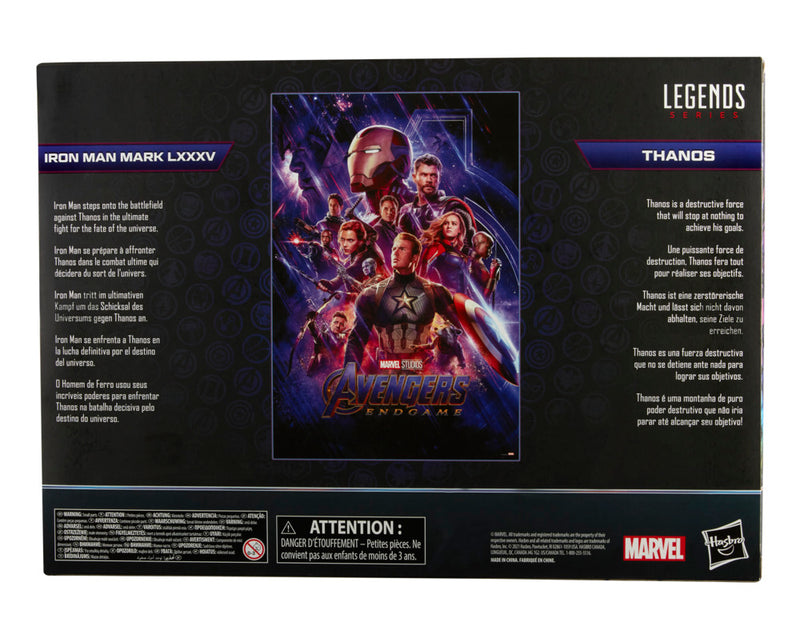 (preorder Aug/Sept) Hasbro Marvel Legends Series 6-inch Iron Man Mark 85 vs. Thanos Infinity Saga - Toy Snowman
