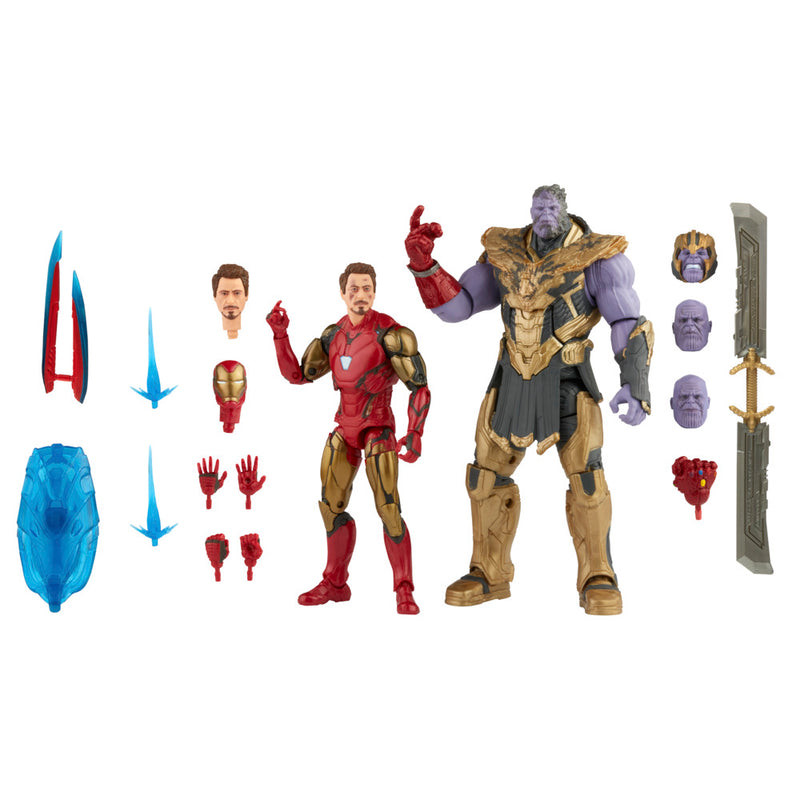 (preorder Aug/Sept) Hasbro Marvel Legends Series 6-inch Iron Man Mark 85 vs. Thanos Infinity Saga - Toy Snowman