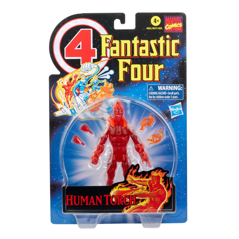 Hasbro Marvel Legends Series Retro Fantastic Four The Human Torch (preorder Nov/Jan) - Action figure -  Hasbro