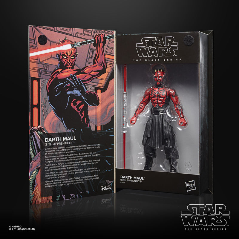 (preorder ETA May-July) Star Wars The Black Series Darth Maul (Sith Apprentice) - Toy Snowman