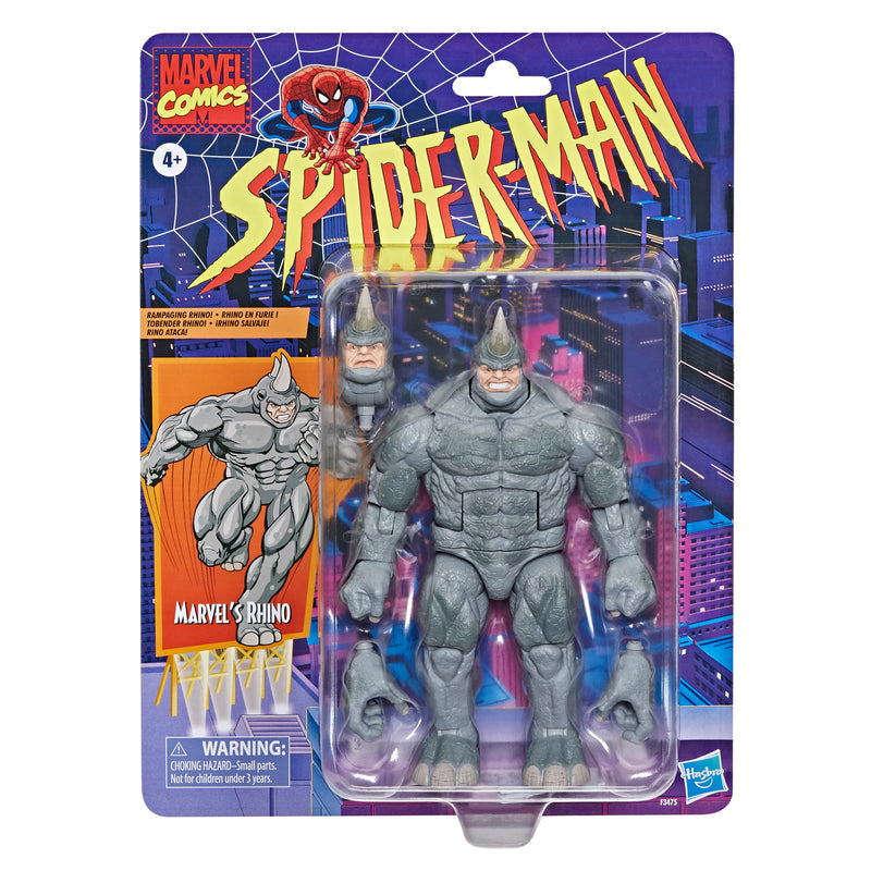 Marvel Legends Spider-Man Rhino Retro (preorder ETA Sept) - Action & Toy Figures -  Hasbro