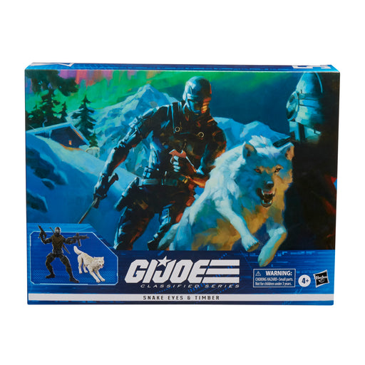 G.I. Joe Classified Series Snake Eyes & Timber - White - (preorder) - Action & Toy Figures -  Hasbro