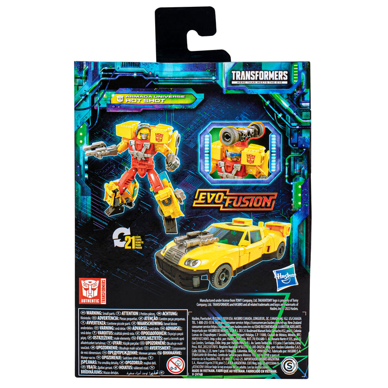 Transformers Legacy Evolution Armada Universe Hot Shot  - DELUXE class (preorder ETA Q1) - Collectables > Action Figures > toy -  Hasbro