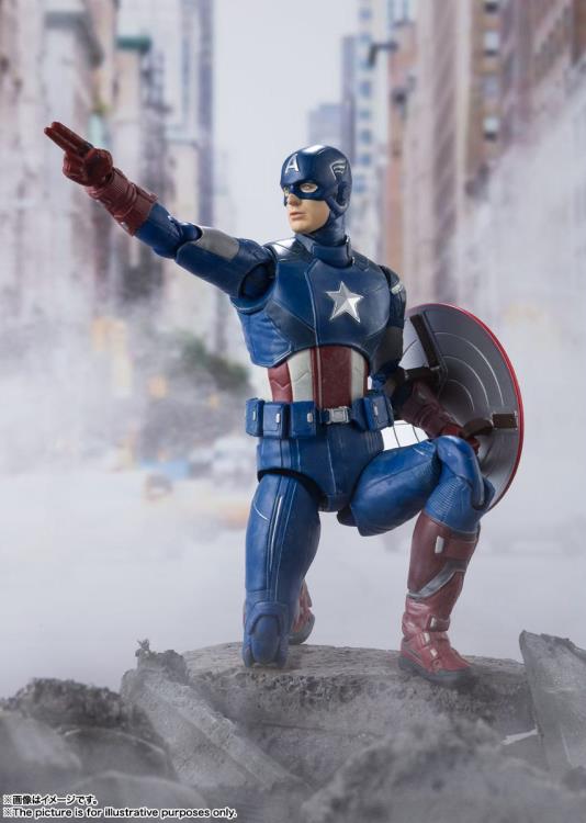 The Avengers S.H.Figuarts Captain America (Avengers Assemble Edition) - Action & Toy Figures -  Bandai