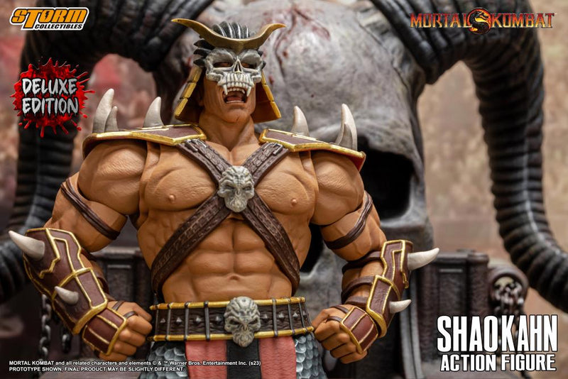 Mortal Kombat Shao Kahn - Deluxe - 1/12 Scale (preorder ETA Q3) - Collectables > Action Figures > toys -  Storm Collectibles