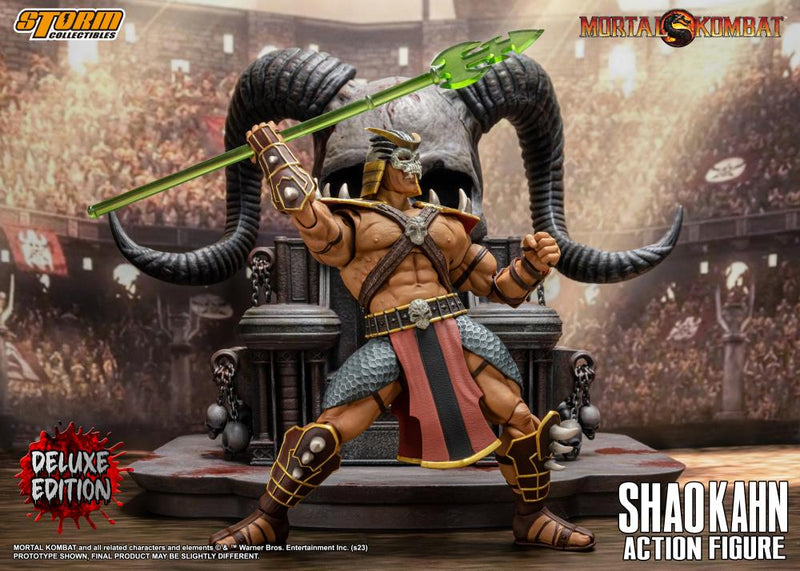 Mortal Kombat Shao Kahn - Deluxe - 1/12 Scale (preorder ETA Q3) - Collectables > Action Figures > toys -  Storm Collectibles