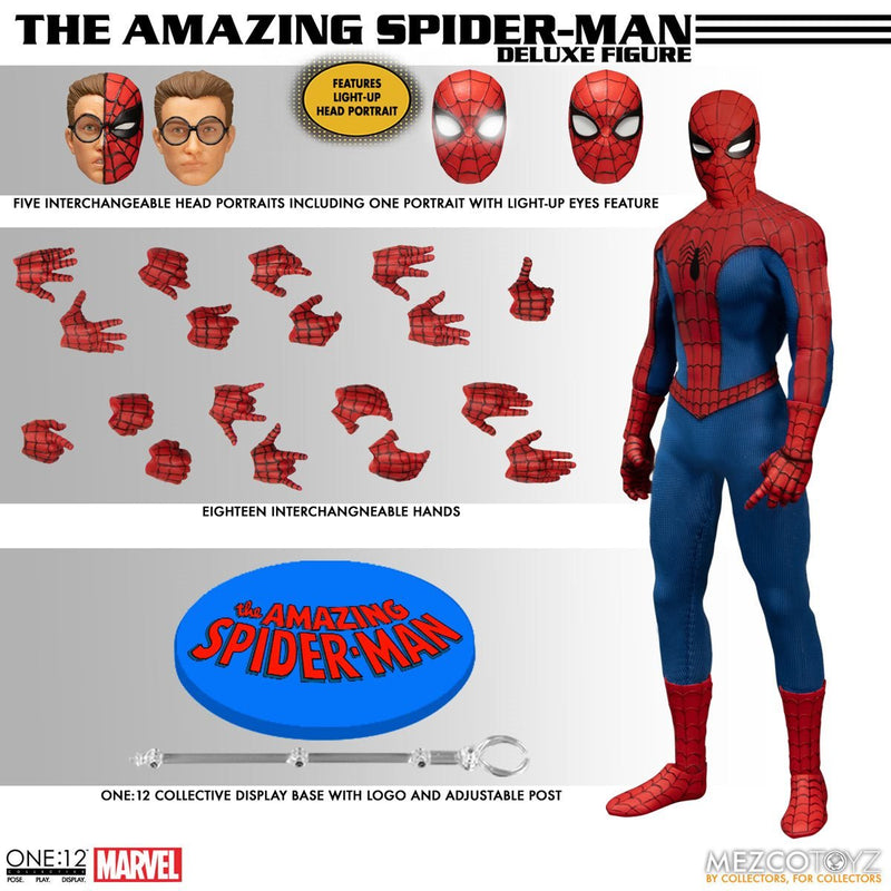 Amazing Spider-Man One:12 Collective Deluxe Edition (preorder) - Action & Toy Figures -  MEZCO TOYS