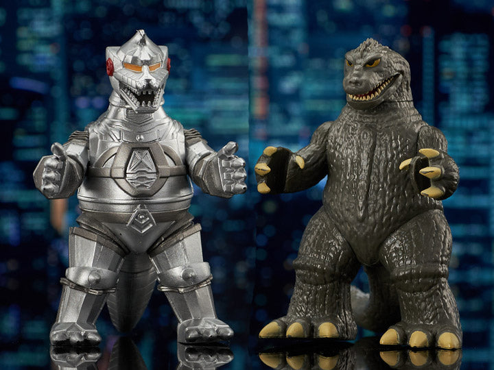 Godzilla Vinimates Mechagodzilla & Godzilla (1962) Two-Pack - Collectables > Action Figures > toys -  Diamond Select Toys