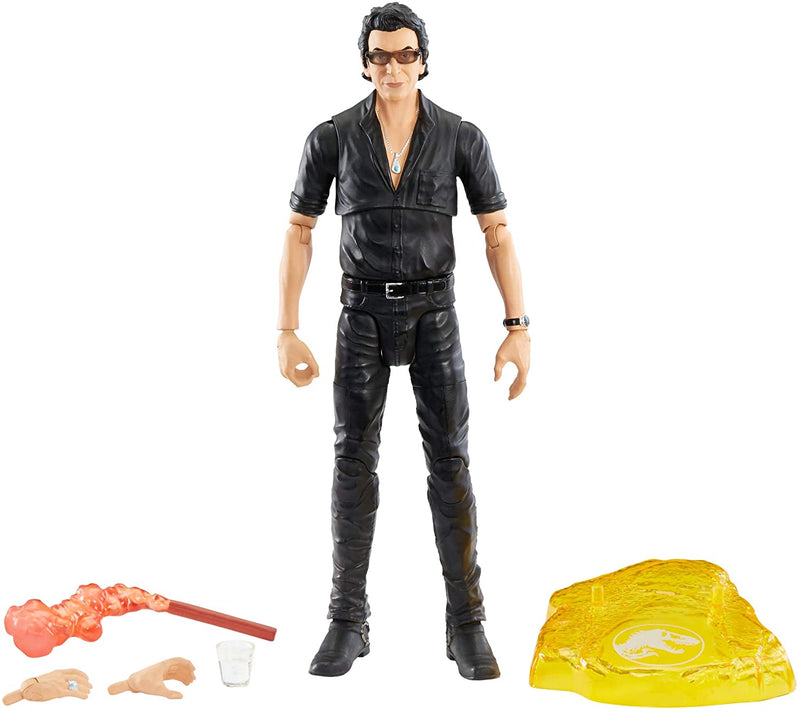 Jurassic World Amber Collection Dr. Ian Malcolm Action Figure - Toy Snowman