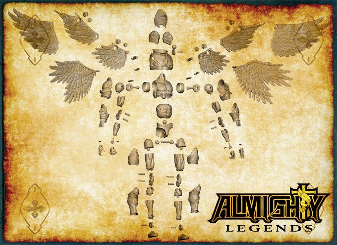 Almighty Legends - Azrael (preorder ETA Q4 2024) -  -  TOYTALLY RAD CREATIONS