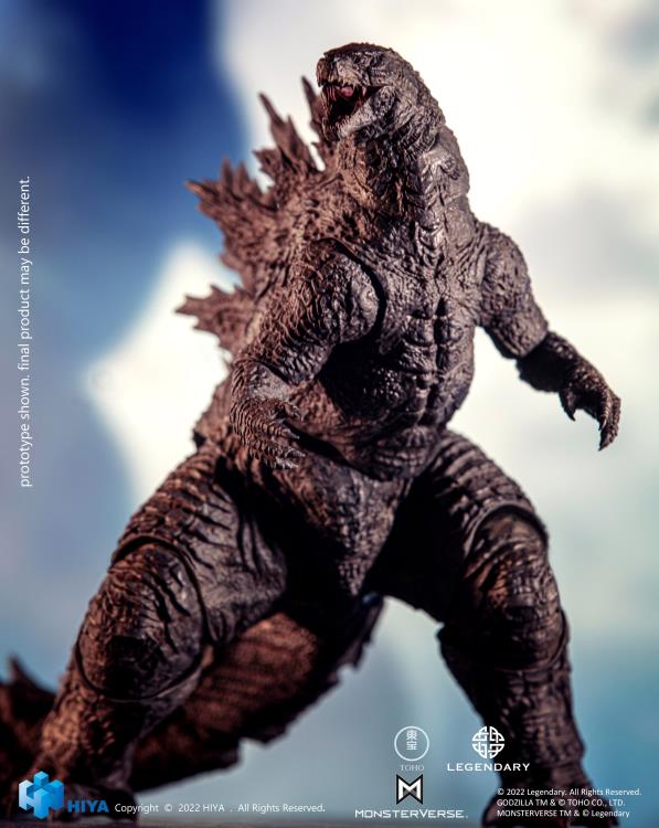 Hiya Godzilla - Godzilla vs. Kong -  EXQUISITE BASIC series **Limit 1 per customer** - Collectables > Action Figures > toys -  HIYA TOYS