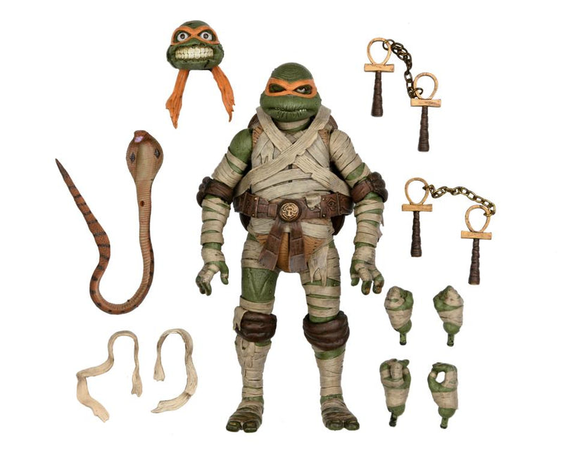 Universal Monsters x Teenage Mutant Ninja Turtles Ultimate Michelangelo as The Mummy (preorder) - Action & Toy Figures -  Neca