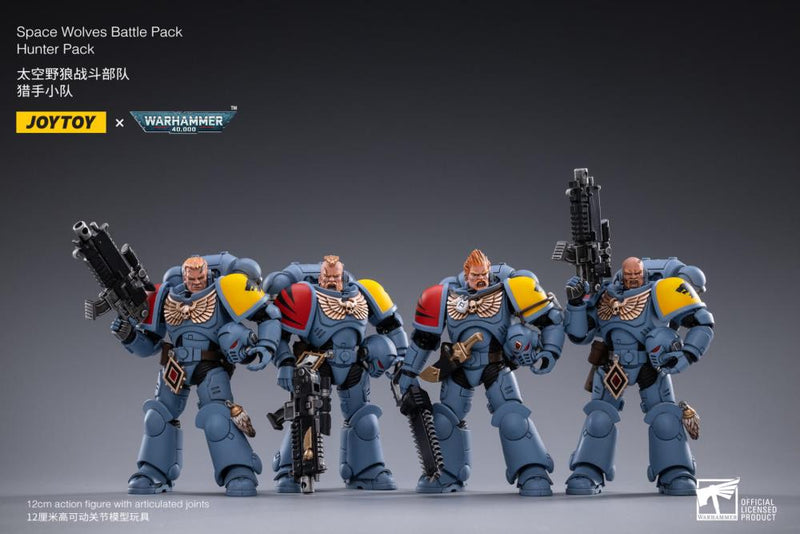 Warhammer 40K Space Marine - Space Wolves - Hunter Pack SET of 4 - Action & Toy Figures -  Joy Toy