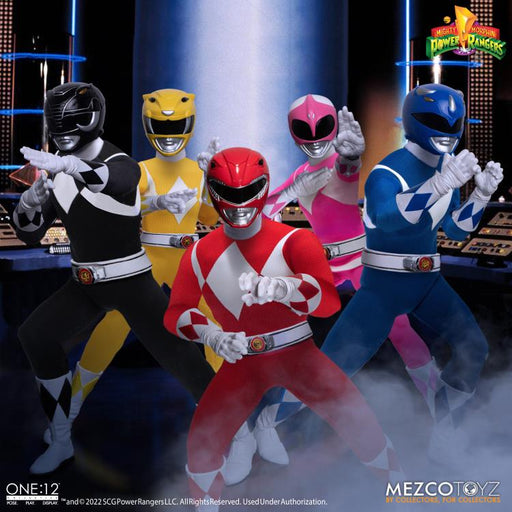 ONE:12 MIGHTY MORPHIN POWER RANGERS DLX SET (preorder) - Collectables > Action Figures > toys -  MEZCO TOYS