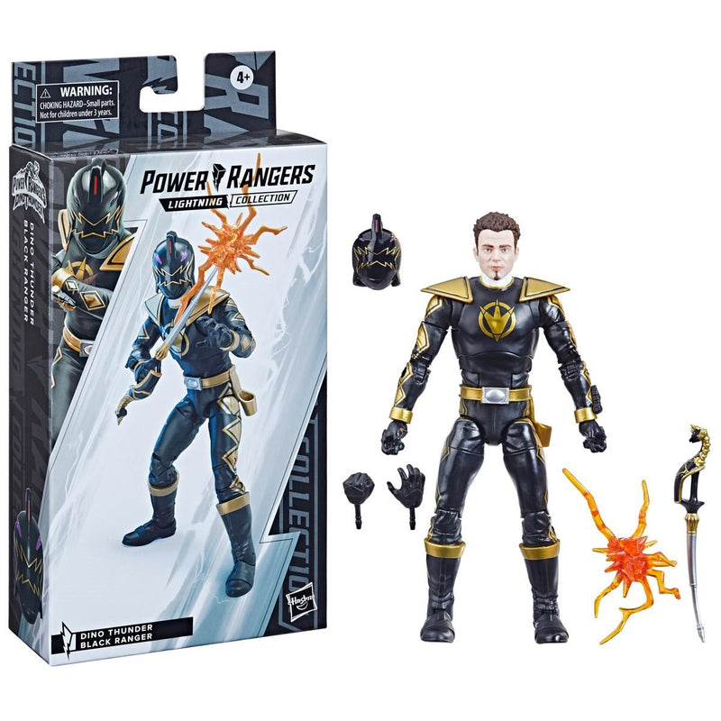 Power Rangers Dino Thunder Lightning Collection Black Ranger (preorder Q3) - Collectables > Action Figures > toys -  Hasbro