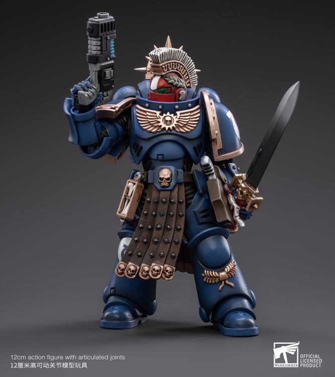 Warhammer 40K - Ultramarines  - Veteran Sergeant Icastus - Collectables > Action Figures > toys -  Joy Toy