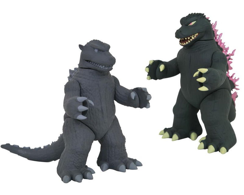 Godzilla Vinimates Godzilla (1954) & Godzilla (1999) Two-Pack - Collectables > Action Figures > toys -  Diamond Select Toys
