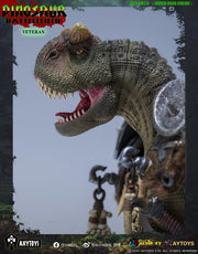 Dinosaur Battlefield Carnotaurus Warrior Veteran - Green - 1/12 Scale Figure (preorder) - Collectables > Action Figures > toys -  AxyToys