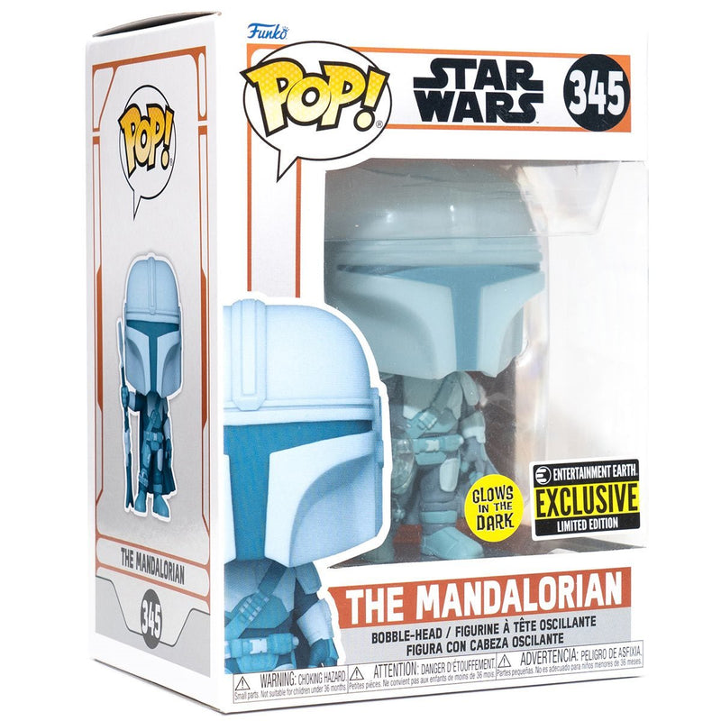Star Wars: The Mandalorian Hologram Glow-in-the-Dark Pop! Vinyl Figure - Exclusive - Action & Toy Figures -  Funko Pop!