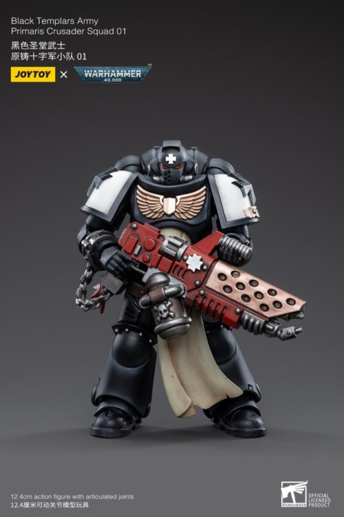 Warhammer 40K - Black Templars - Primaris Crusader Squad Set of 4 - Collectables > Action Figures > toys -  Joy Toy