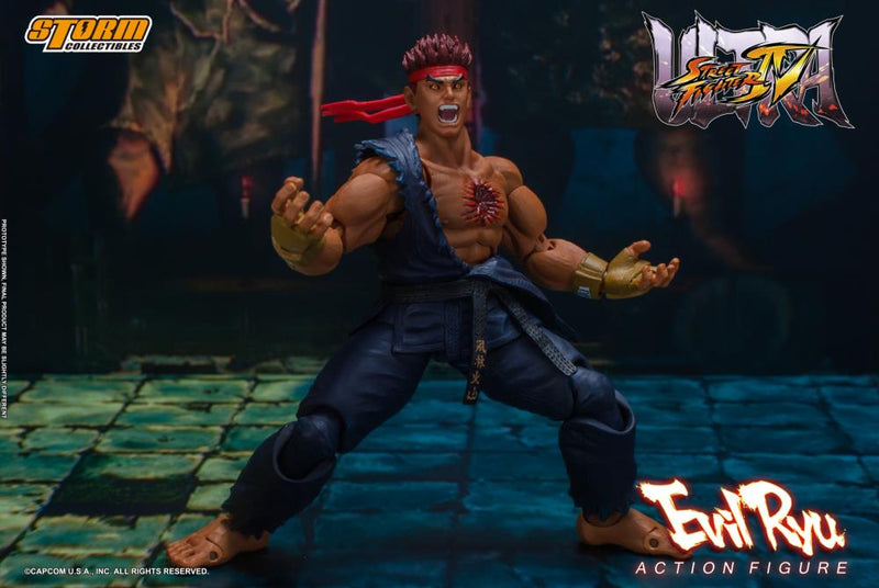 storm collectibles Ultra Street Fighter IV Evil Ryu 1/12 Scale Figure - Action & Toy Figures -  Storm Collectibles