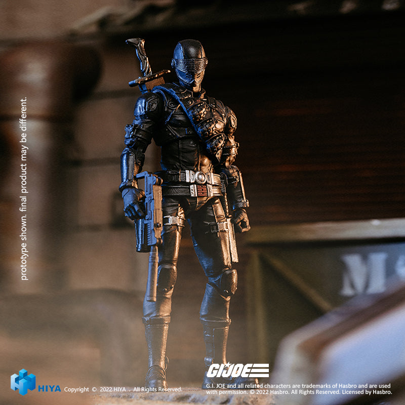 HIYA Exquisite Mini Series 1/18 Scale 4 Inch G.I.Joe Snake Eyes Action Figure (preorder Q3) - Collectables > Action Figures > toys -  HIYA TOYS