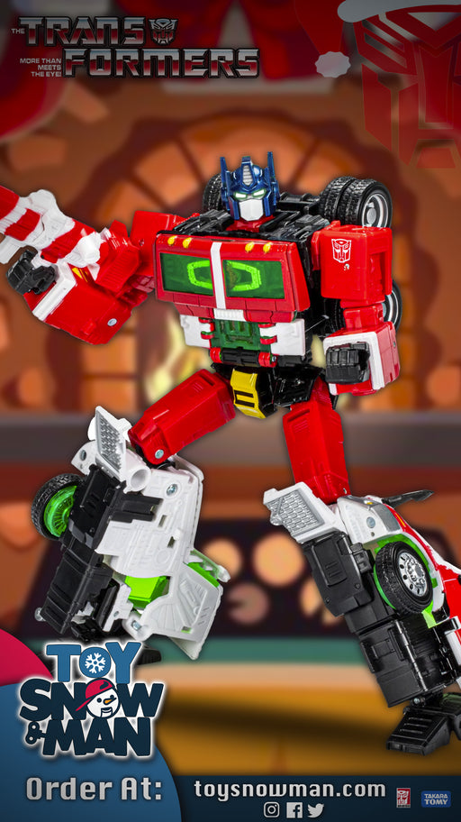 Transformers Generations Holiday Optimus Prime (preorder Dec 2022) - Collectables > Action Figures > toy -  Hasbro
