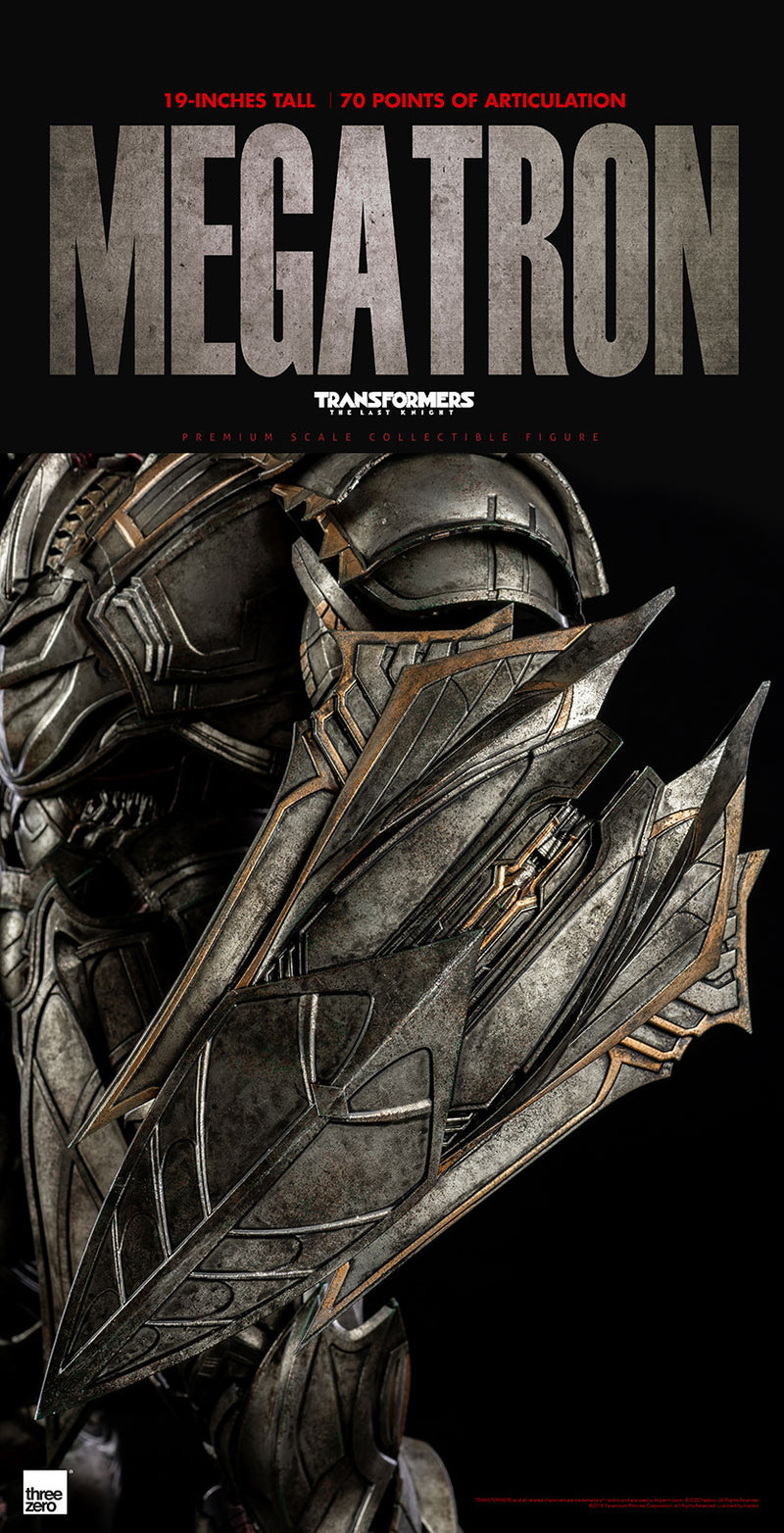 Megatron - Transformers : The Last Knight PREMIUM (Deluxe Edition) - Action figure -  ThreeZero