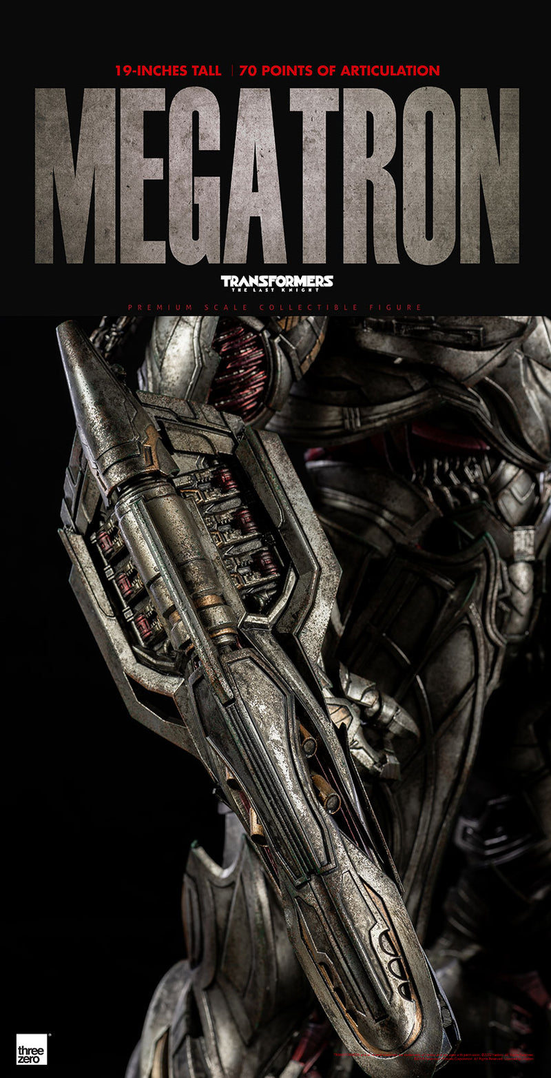 Megatron - Transformers : The Last Knight PREMIUM (Deluxe Edition) - Action figure -  ThreeZero