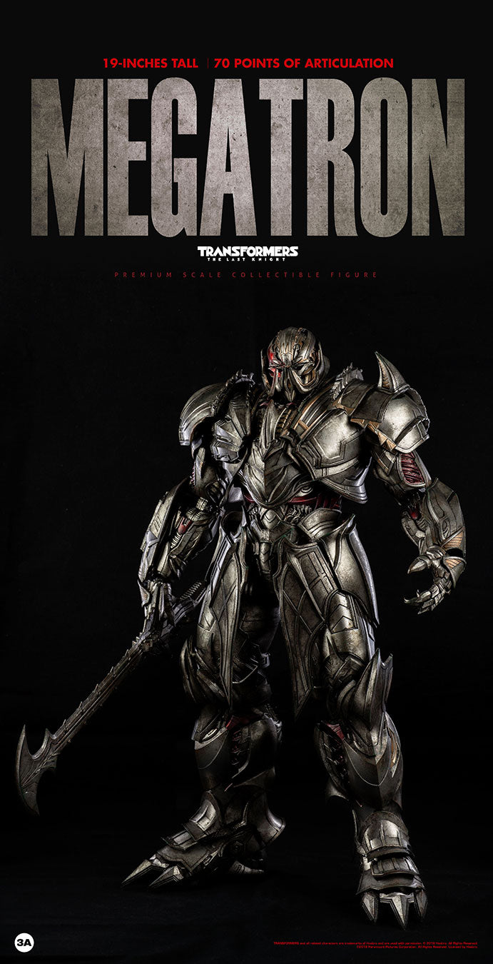 Threezero MEGATRON TRANSFORMERS THE LAST KNIGHT PREMIUM SCALE FIGURE - Toy Snowman