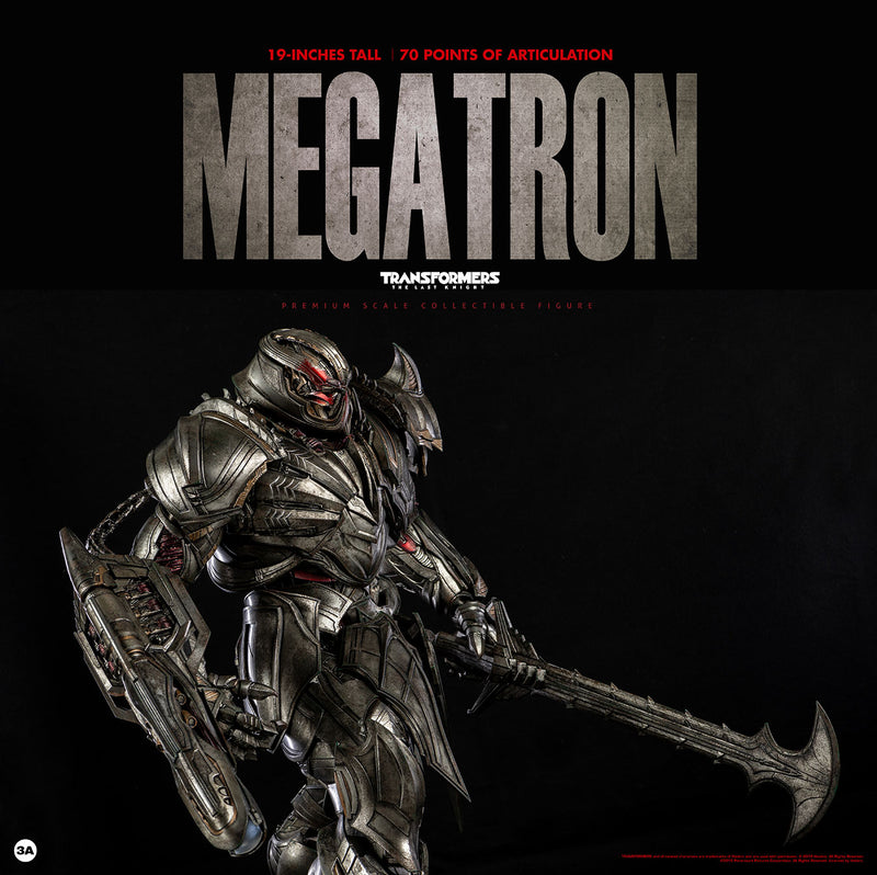 Threezero MEGATRON TRANSFORMERS THE LAST KNIGHT PREMIUM SCALE FIGURE - Toy Snowman