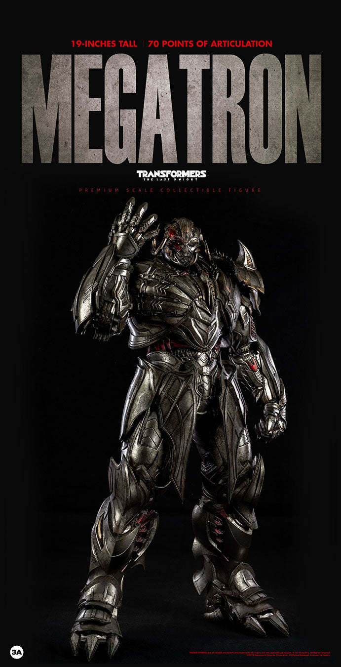 Threezero MEGATRON TRANSFORMERS THE LAST KNIGHT PREMIUM SCALE FIGURE - Toy Snowman