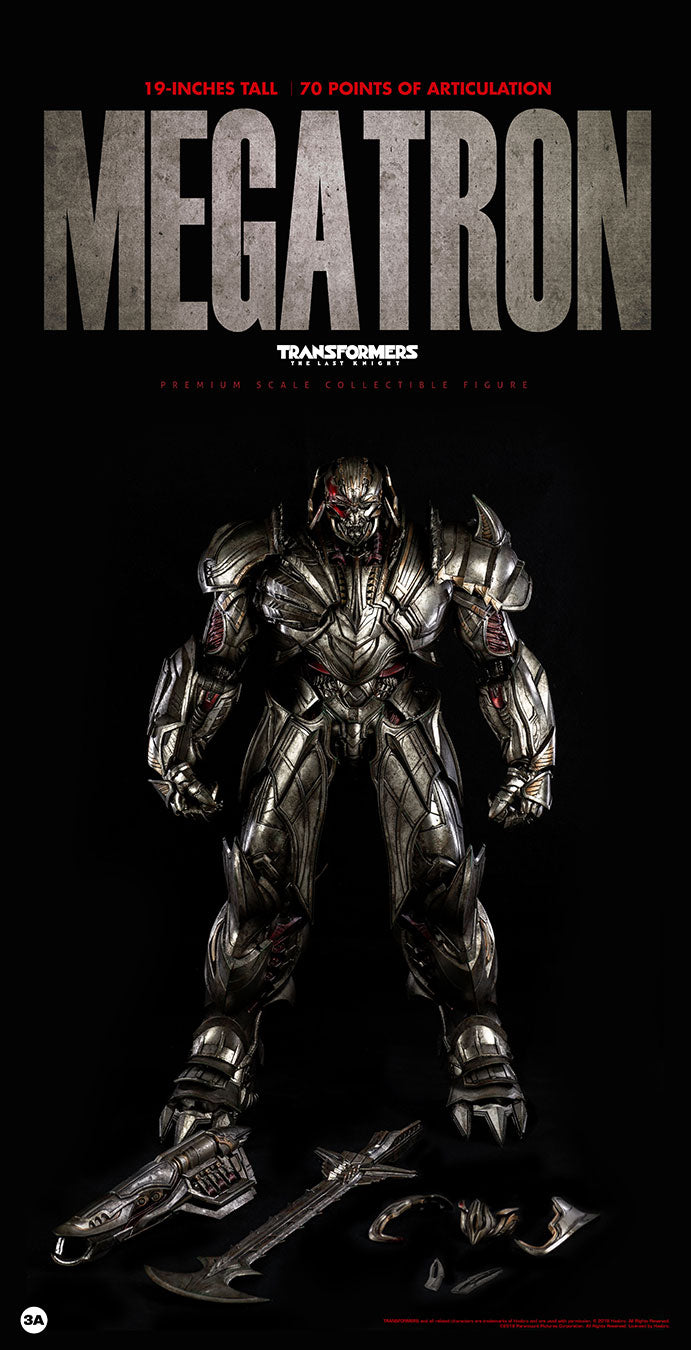 Threezero MEGATRON TRANSFORMERS THE LAST KNIGHT PREMIUM SCALE FIGURE - Toy Snowman