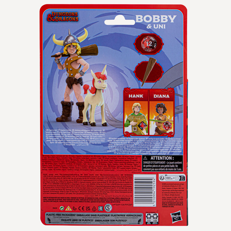 Dungeons & Dragons Cartoon Classics Bobby & Uni (preorder Q1) - Collectables > Action Figures > toy -  Hasbro
