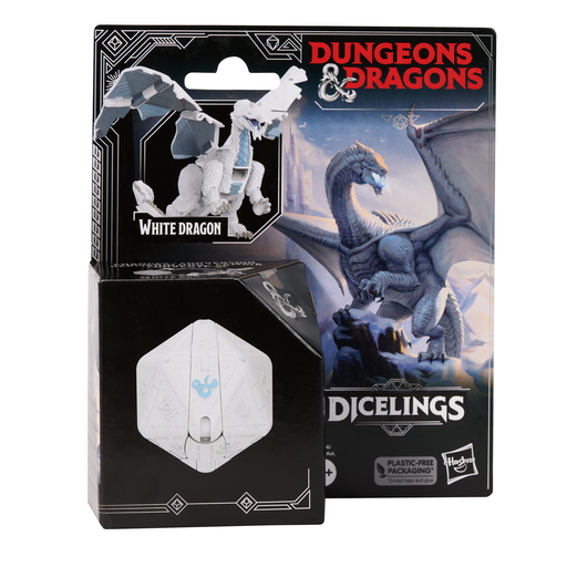 Dungeons & Dragons Dicelings White Dragon Collectible Action Figure (Preorder June 2023) - Action & Toy Figures -  Hasbro