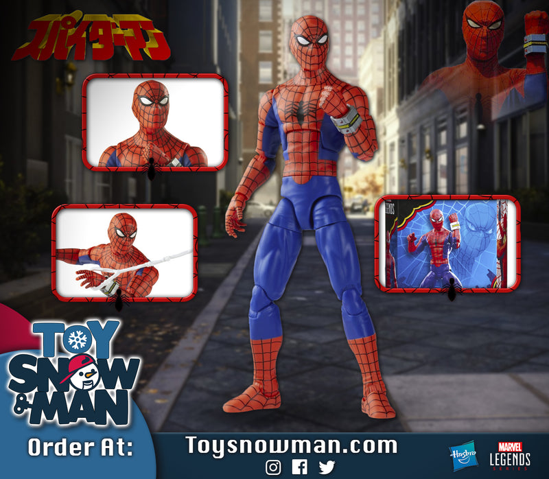 Marvel Legends 60th Anniversary Japanese Spider-Man (preorder Q4) - Action & Toy Figures -  Hasbro