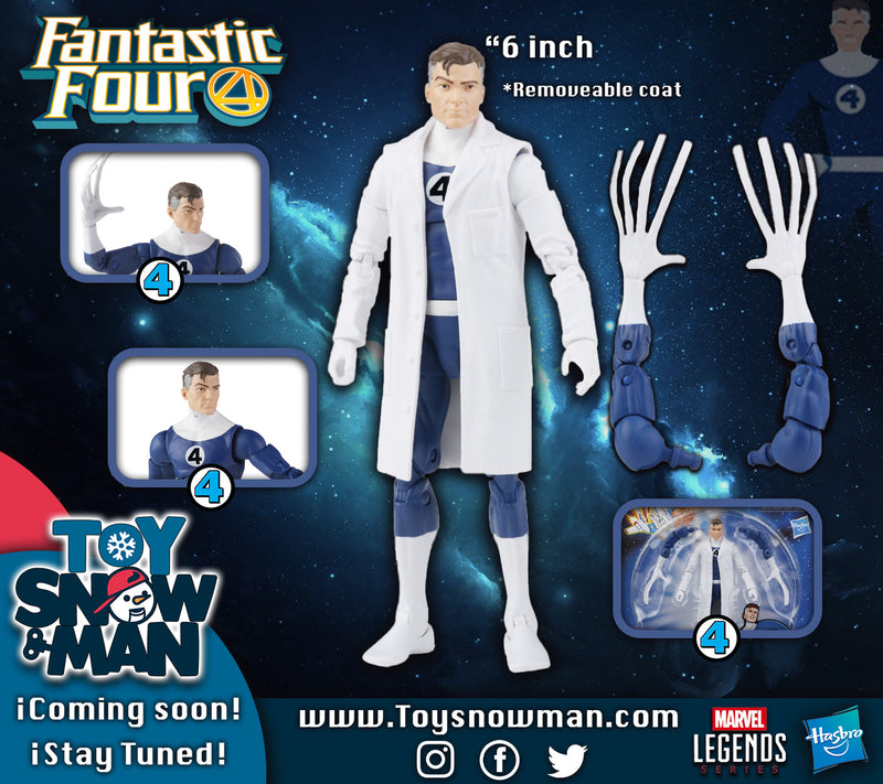 Hasbro Marvel Legends Series Retro Mr. Fantastic (preorder Nov/Jan) - Action figure -  Hasbro